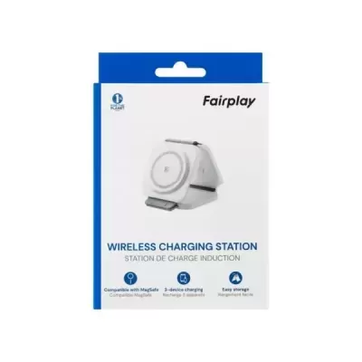 Embalagem de estação de carregamento sem fios Fairplay