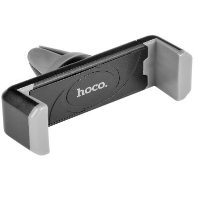 Suporte de telemóvel para carro preto e cinzento da hoco.