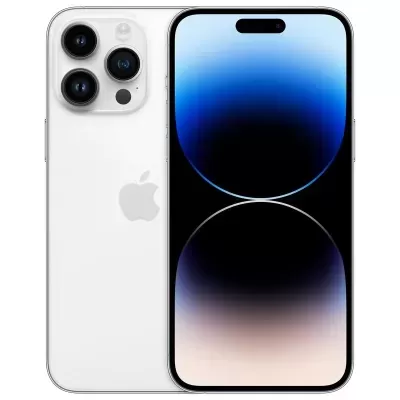 Smartphone branco com múltiplas câmaras e ecrã grande
