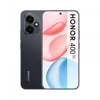 Smartphone Honor 400 5G preto com ecrã frontal colorido e câmara dupla
