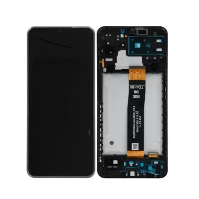 Dois painéis frontais de smartphone pretos, um com ecrã completo e outro aberto mostrando circuitos