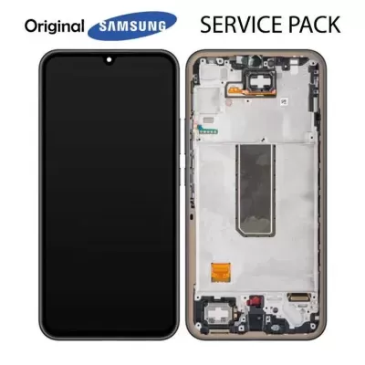Ecrã frontal e módulo interno de ecrã Samsung com texto Original SAMSUNG SERVICE PACK