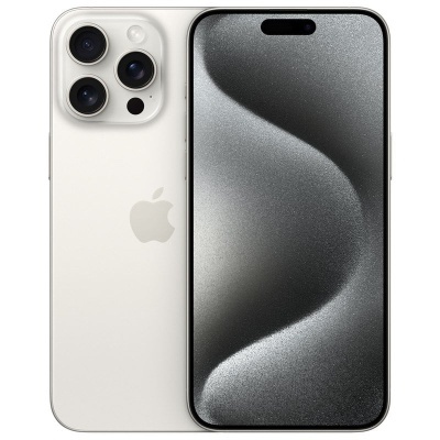 Smartphone branco com três câmaras traseiras e ecrã frontal preto