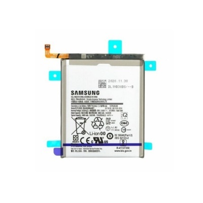 Bateria Samsung Li-ion com etiquetas e fita azul adesiva