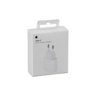 Carregador USB-C 20W Power Adapter da Apple em embalagem branca
