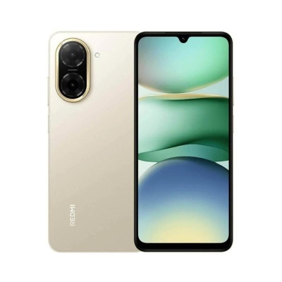 Smartphone Redmi branco com ecrã ligado e câmara traseira dupla