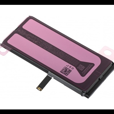 Bateria retangular rosa e preta para dispositivo eletrónico
