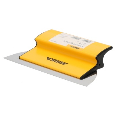 Raspador de pintura amarelo com lâmina metálica