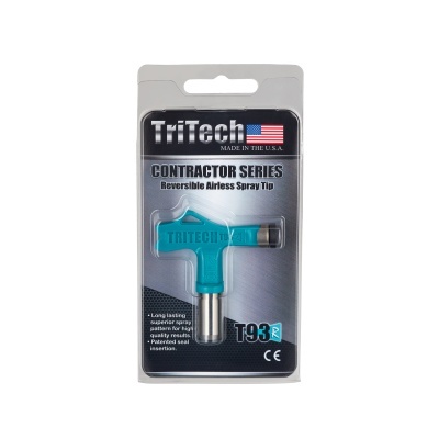 Bico spray airless TriTech CONTRACTOR SERIES T93R em embalagem