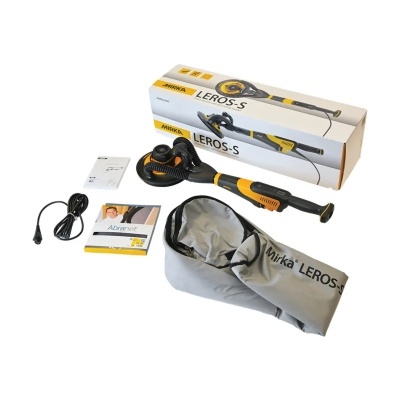 Kit de lixadora Mirka LEROS-S com acessórios e embalagem