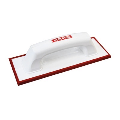 Plaina de mão branca com borda vermelha e texto COLOTOOL