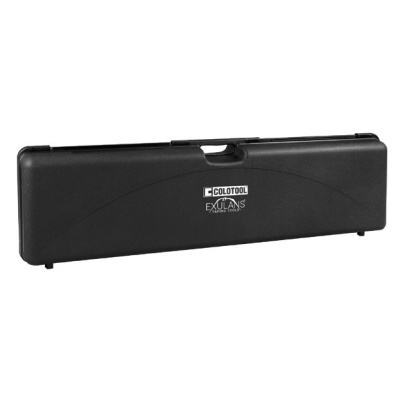 Mala rígida preta para ferramentas com logotipos COOLTOOL e EXCELANS