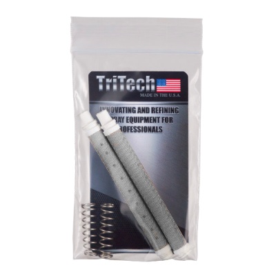 Peças de substituição para equipamento de pintura TriTech em embalagem transparente