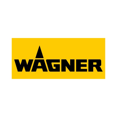 Logótipo da marca Wagner com fundo amarelo e texto preto