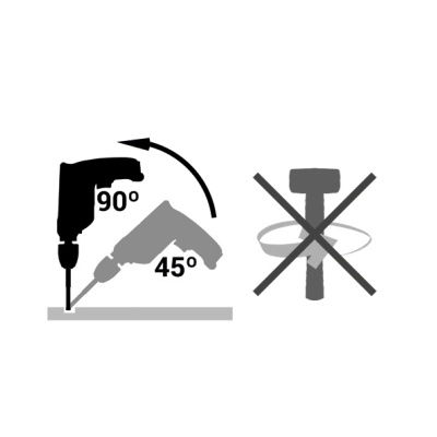 Instruções de uso para chave de parafusos com ângulos de 90 e 45 graus