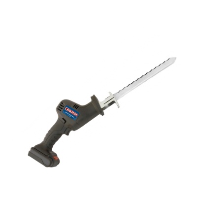 Serra elétrica a bateria com punho ergonómico e lâmina serrilhada