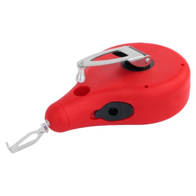 Marcação de linha vermelha com detalhes metálicos