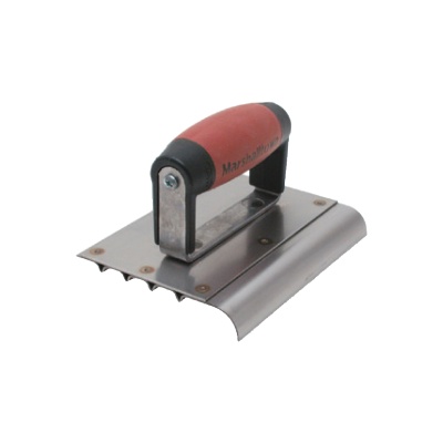 Ferrolho manual em metal com punho ergonómico vermelho e preto