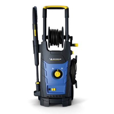 Máquina de limpeza de alta pressão azul e preta Michelin