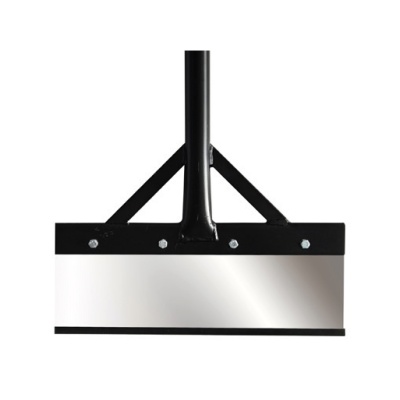 raspador de péssimo com cabo preto e lâmina metálica