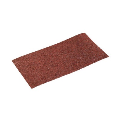 Folha de lixa castanha abrasiva retangular