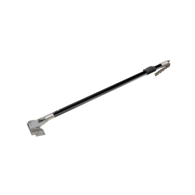 Cabo de extensão para pulverizador preto com componentes metálicos