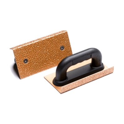 Conjunto de lixas para acabamento com pega preta e superfície texturada