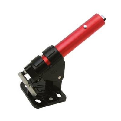 Dispositivo de bloqueio para pedais de veículos preto e vermelho