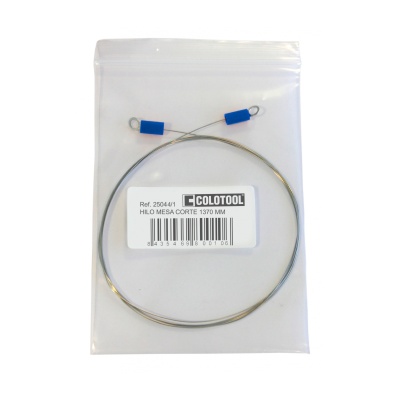 Fio metálico de corte embalado em saco plástico com etiqueta COLOTOOL