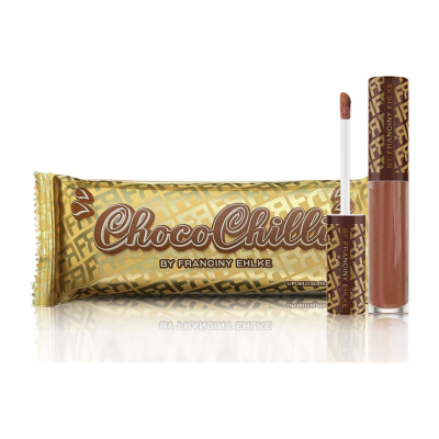 Pack de barrita ChocoChilli e gloss labial marrom com aplicador
