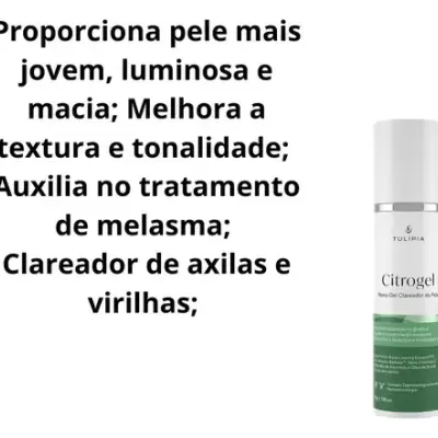 Citrogel&#x20;Clareador&#x20;Facial&#x20;Tul&#x00ED;pia&#x20;Nano&#x20;Gel&#x20;para&#x20;Rosto&#x20;30g&#x20;-&#x20;Sob&#x20;Encomenda
