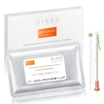Fios&#x20;PDO&#x20;Tra&#x00E7;&#x00E3;o&#x20;DIVES&#x20;Med&#x20;Art&#x20;Grade&#x20;Extreme&#x20;Lift&#x20;COG&#x20;em&#x20;C&#x00E2;nula