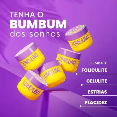 BumBum&#x20;Cream&#x20;-&#x20;Combate&#x20;celulites,&#x20;estrias&#x20;e&#x20;flacidez&#x20;-&#x20;Sob&#x20;Encomenda