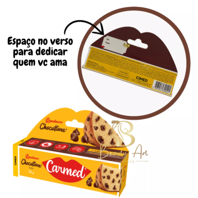 Hidratante&#x20;Labial&#x20;Carmed&#x20;Chocottone&#x20;Bauducco