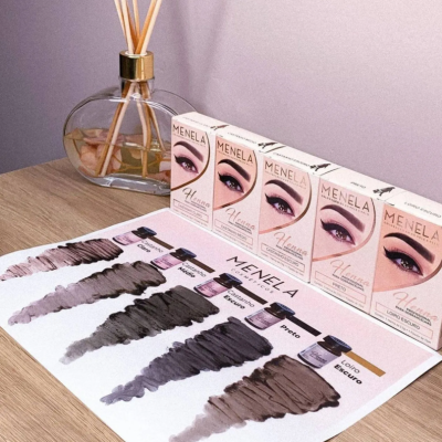 Kit&#x20;Henna&#x20;Sobrancelhas&#x20;Menela&#x20;-&#x20;Castanho&#x20;Claro