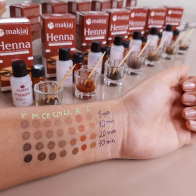 Henna&#x20;P&#x00F3;&#x20;Makiaj&#x20;Castanho&#x20;Claro