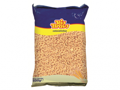 Pacote de massa tipo cotovelinhos da marca Rio Bravo