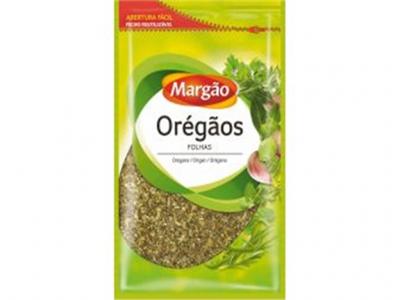Pacote de orégãos em folhas da marca Margão