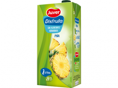 Embalagem de sumo de ananás Juver Disfruta 2 litros