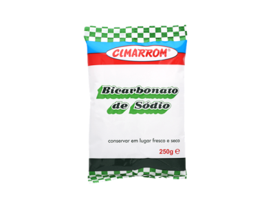 Embalagem de bicarbonato de sódio CIMARROM 250g