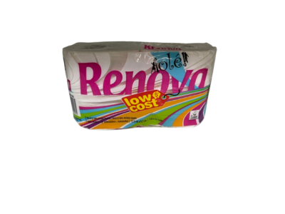 Pacote de toalhetes de papel Renova Hotel low cost colorido