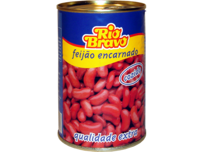 Lata de feijão encarnado Rio Bravo cozido