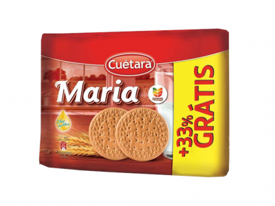 Pacote de bolachas Cuétara Maria com +33% grátis