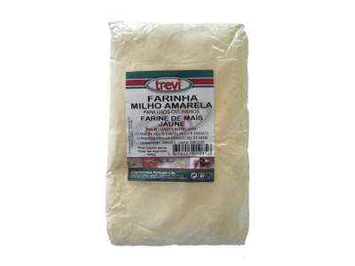 Pacote de farinha de milho amarela Trevi 500g