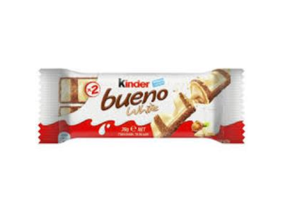 Barra de chocolate Kinder Bueno White