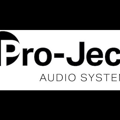 Logotipo da marca Pro-Ject Audio Systems em preto