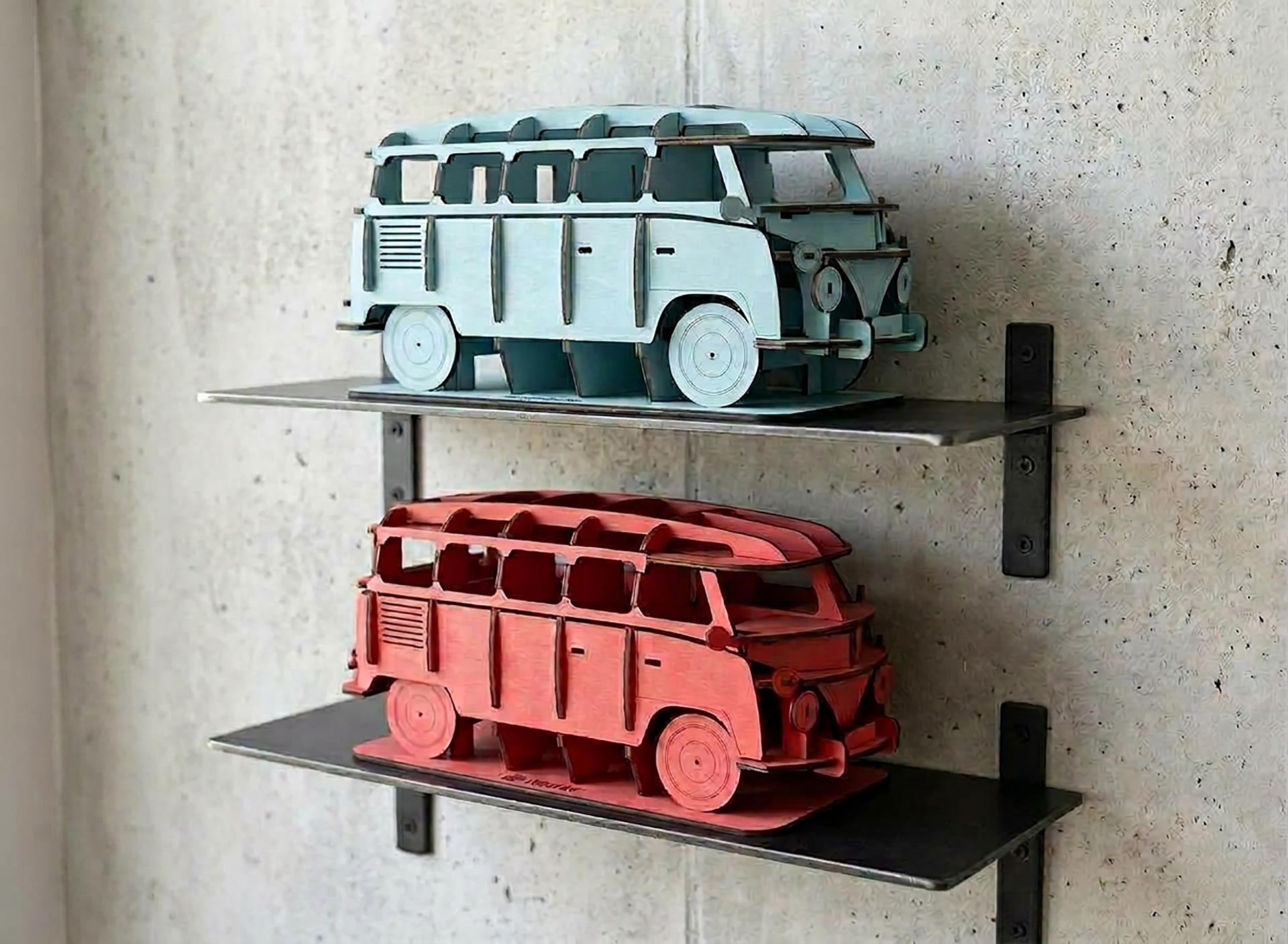 MODEL NR.6 - XL (VAN) 3d puzzle em madeira personalizados