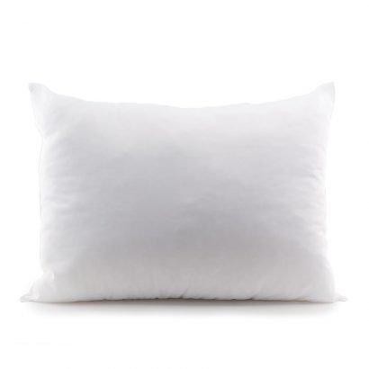 Travesseiro branco liso rectangular