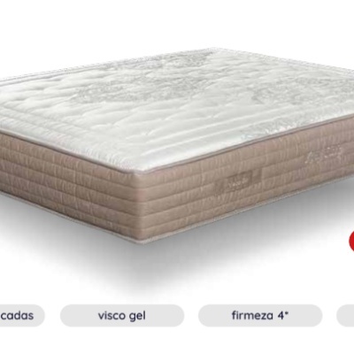 Ergoflex&#x20;Colch&#x00E3;o&#x20;Molas&#x20;Ensacadas&#x20;Viscogel&#x20;King&#x20;Sleep