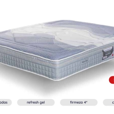 Ergoflex&#x20;Colch&#x00E3;o&#x20;Molas&#x20;Ensacadas&#x20;Viscogel&#x20;Sense&#x20;Gel